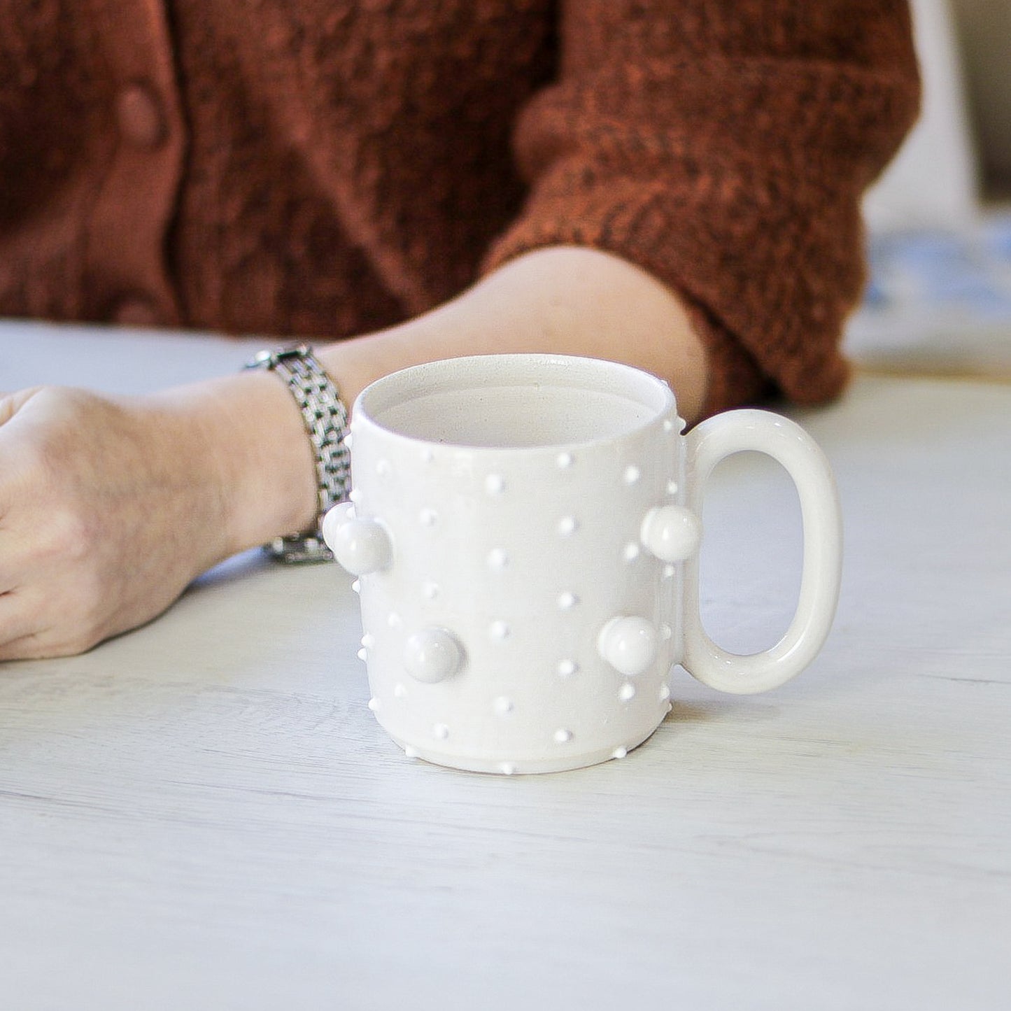 Taza Pompon | Blanco