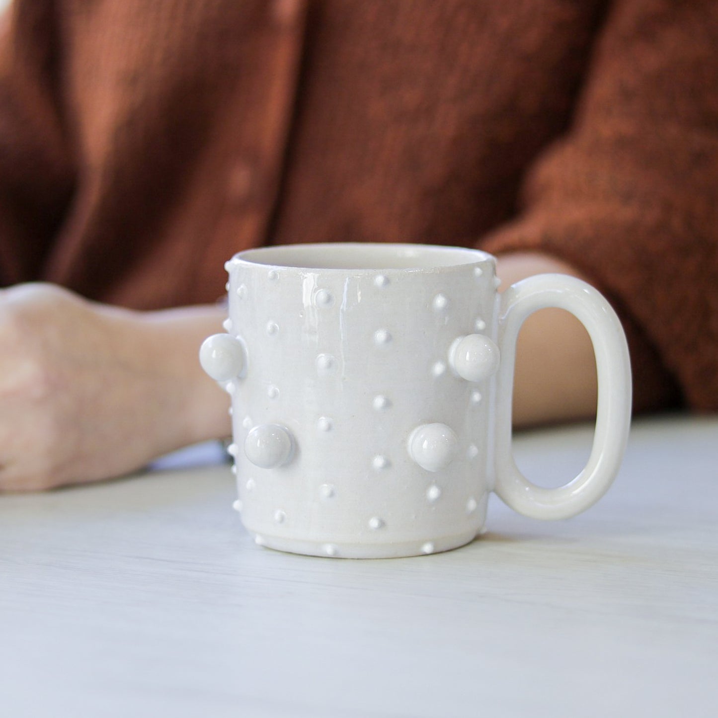 Taza Pompon | Blanco