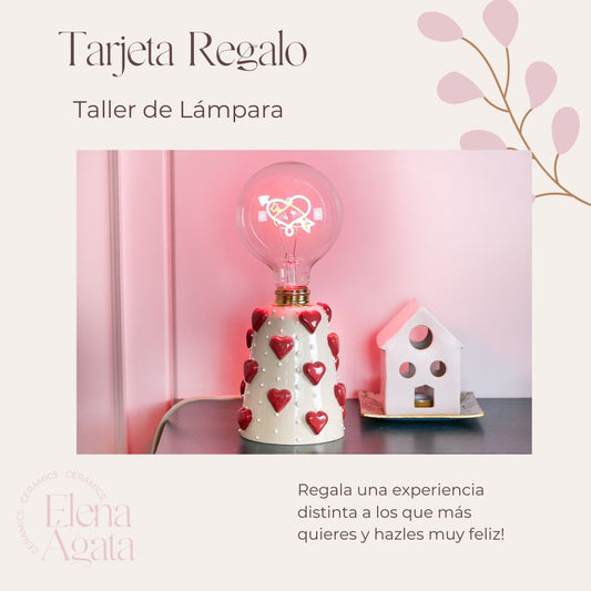 Tarjeta regalo | Crea tu lámpara| Taller instensivo