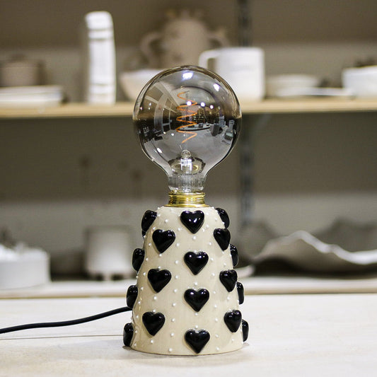 Black Heart Lamp